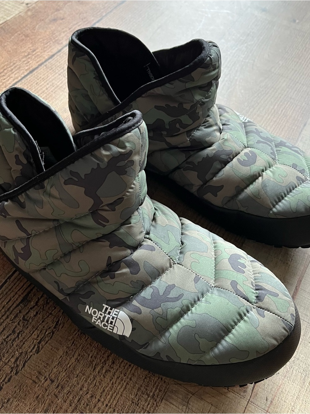 The North Face Camo Puffer Slip-On Shoes